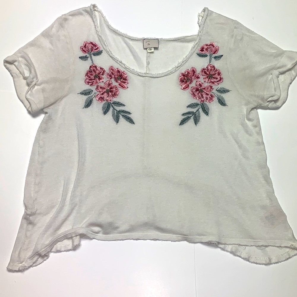 Anthropologie Floral Top